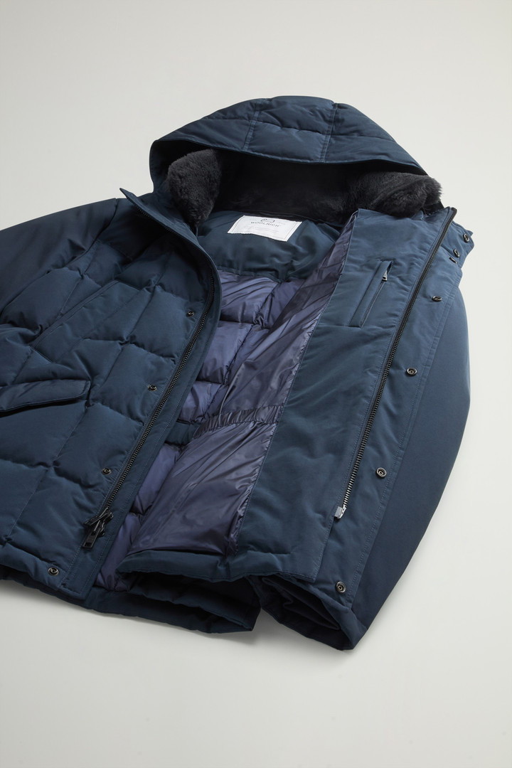 Giacca Blizzard Field in Ramar Cloth Blu photo 12 | Woolrich