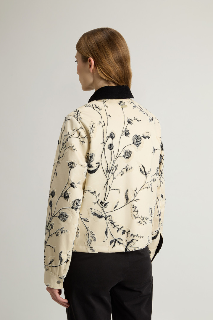 Jack van Pontoglio-fluweel met reliëfpatroon Beige photo 3 | Woolrich