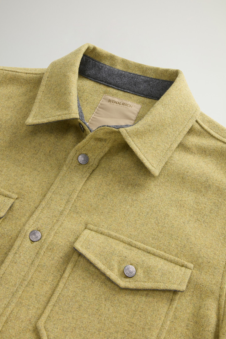 Alaskan Overshirt in Wool Blend Khaki photo 6 | Woolrich