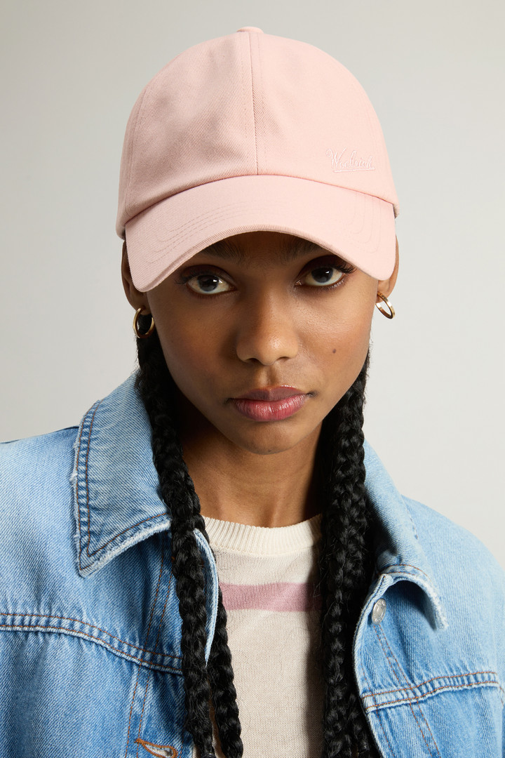 Casquette en sergé de coton avec logo brodé Rose photo 5 | Woolrich