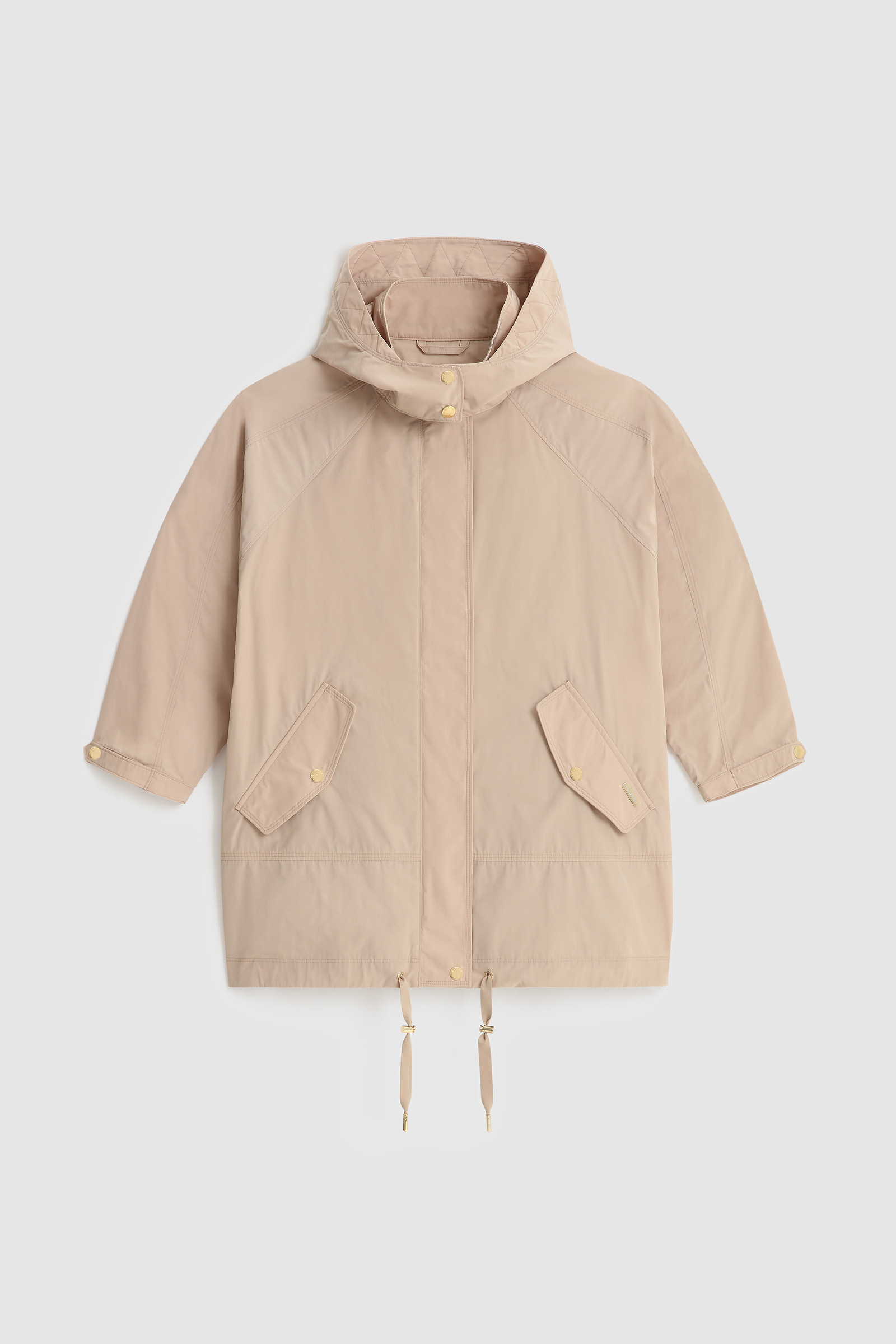 City Anorak with Detachable Hood Beige photo 4 | Woolrich