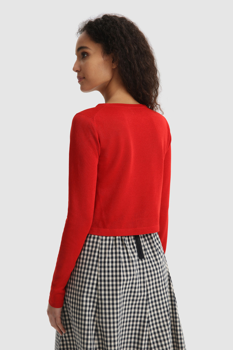 Maglia girocollo a manica lunga
