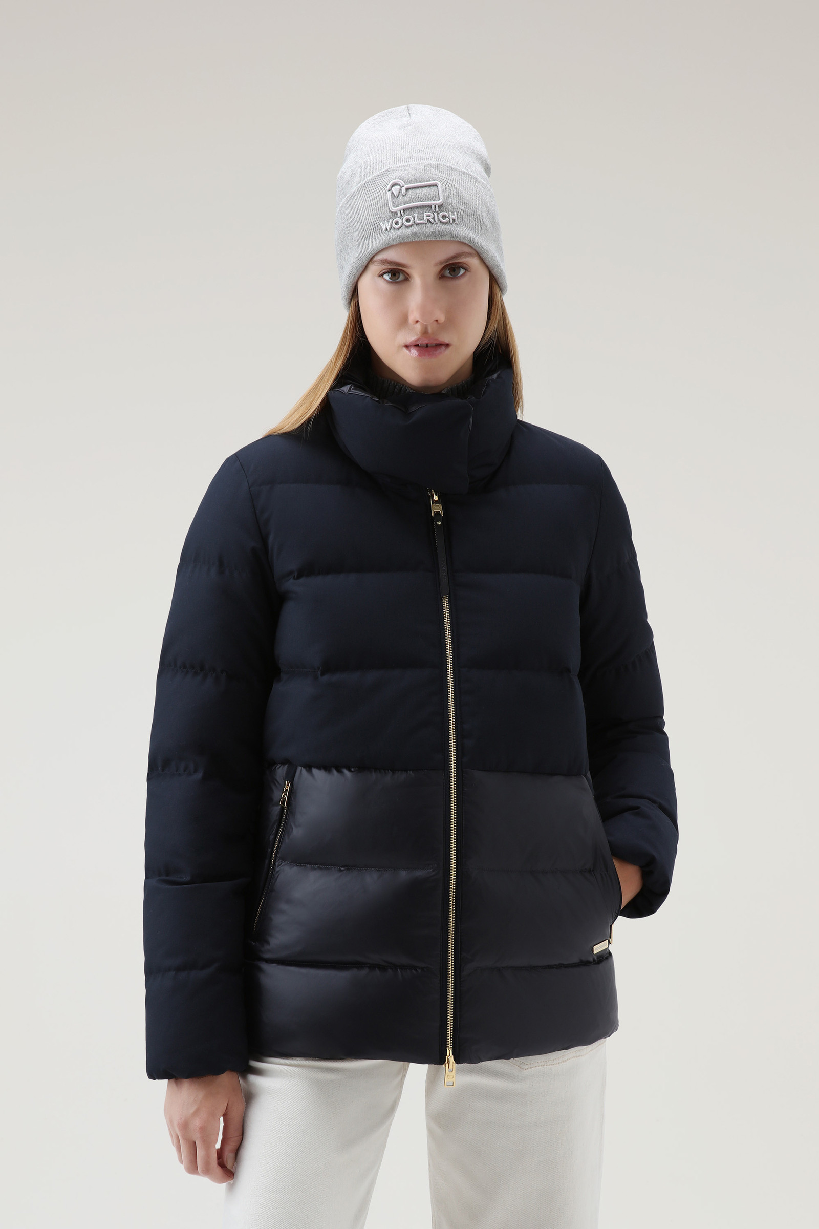 Luxe Puffy Jacket Blue | Woolrich USA