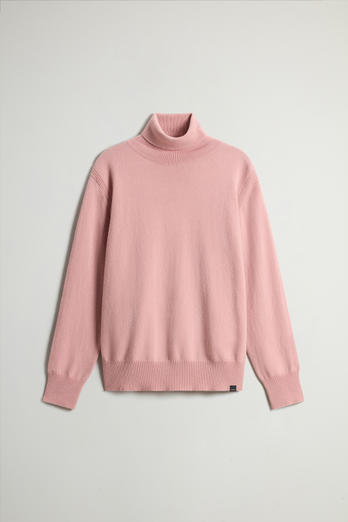 Pull à col roulé en pur cachemire Rose photo 1 | Woolrich