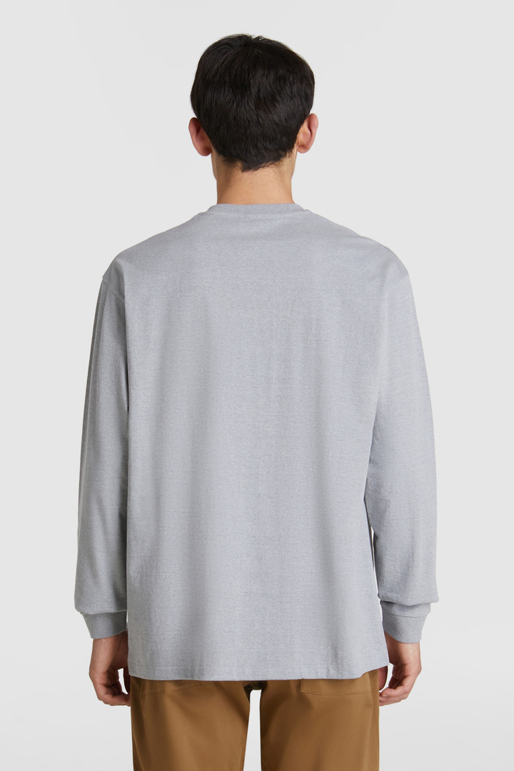 T-shirt en coton avec logo réfléchissant