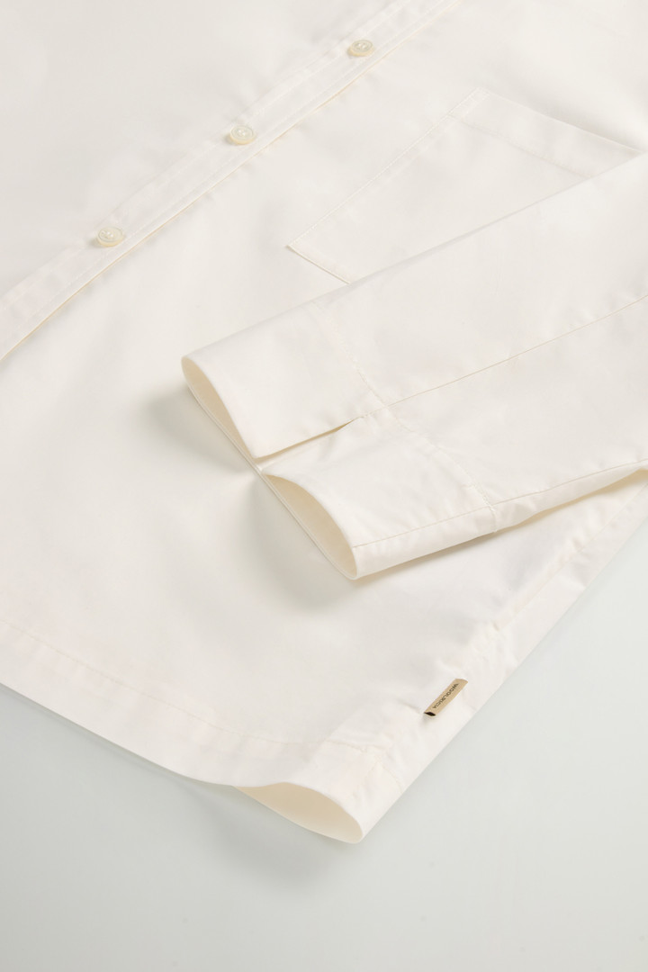 Shirt in Pure Cotton Poplin White photo 7 | Woolrich