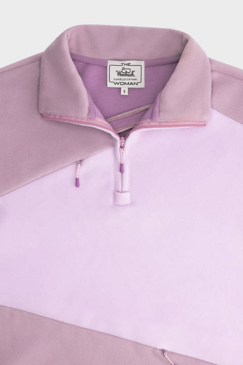 Quarter Zip Sweatshirt - Daniëlle Cathari / Woolrich Pink photo 2 | Woolrich
