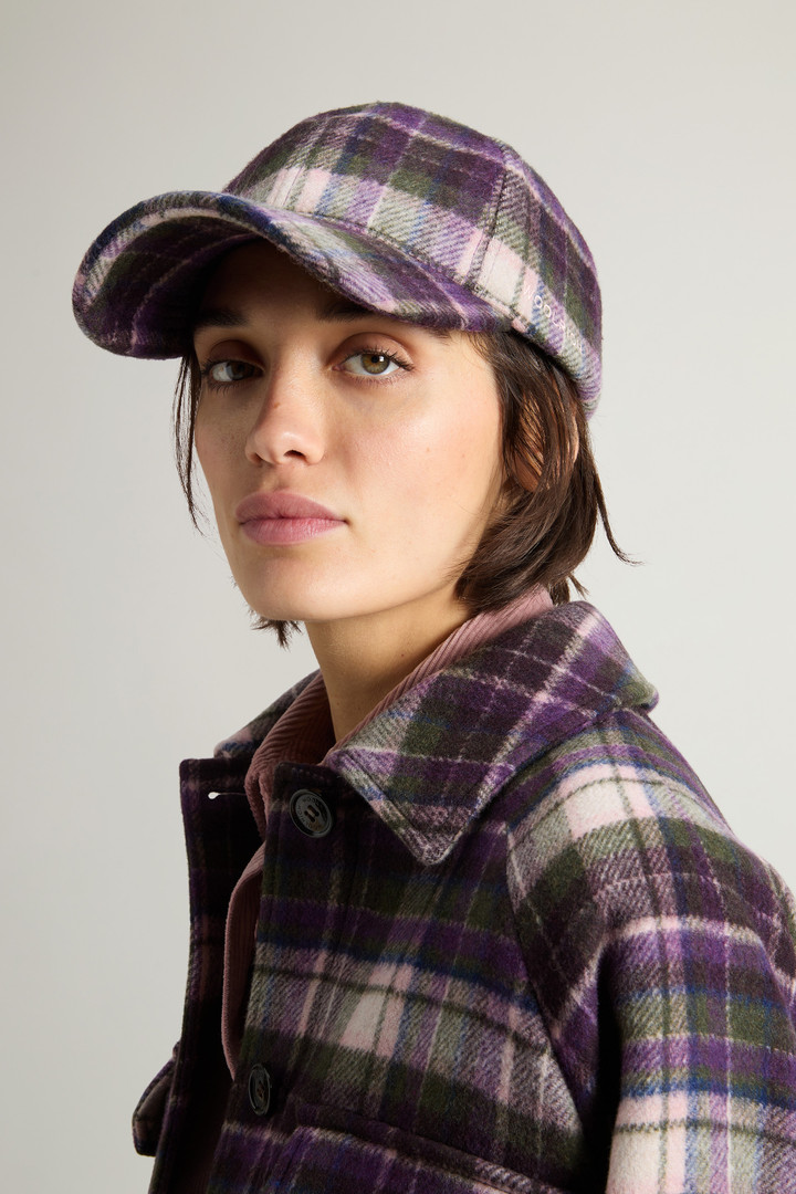 BRUSHED WOOL CAP Purple photo 3 | Woolrich