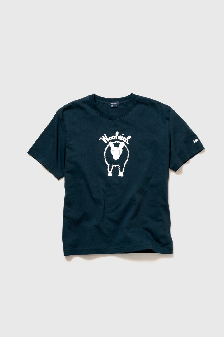 Sheep Graphic T-Shirt Blue photo 5 | Woolrich