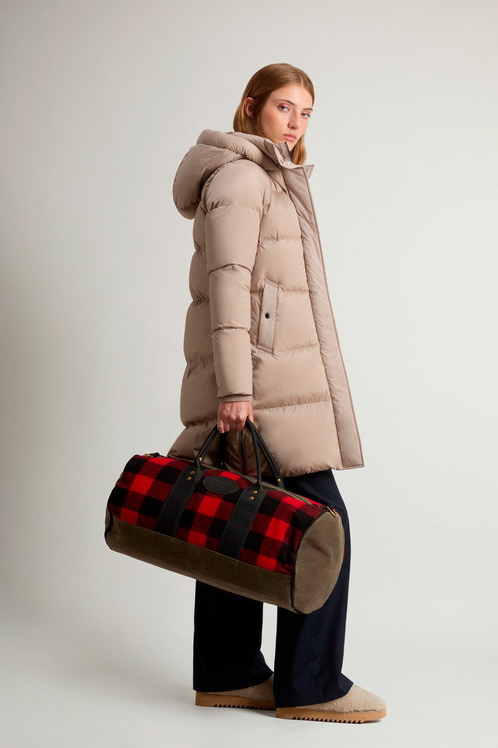 Duffel bag with Check-Patterned Inserts Red photo 7 | Woolrich