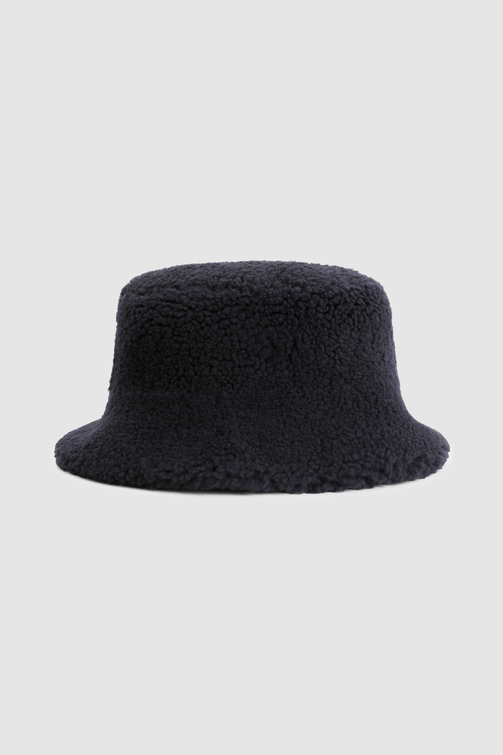 Chapeau réversible en peau de mouton Woolrich x Toasties
