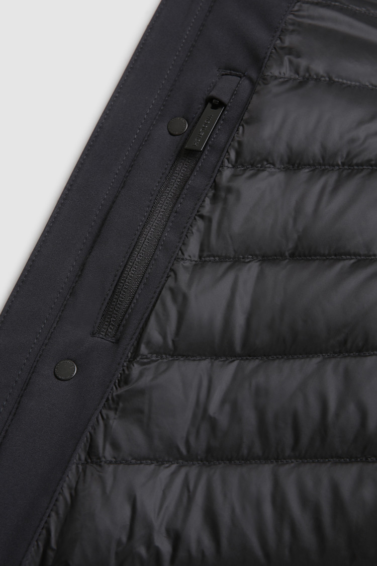Giacca Barrow Mac in soft shell con cappuccio removibile