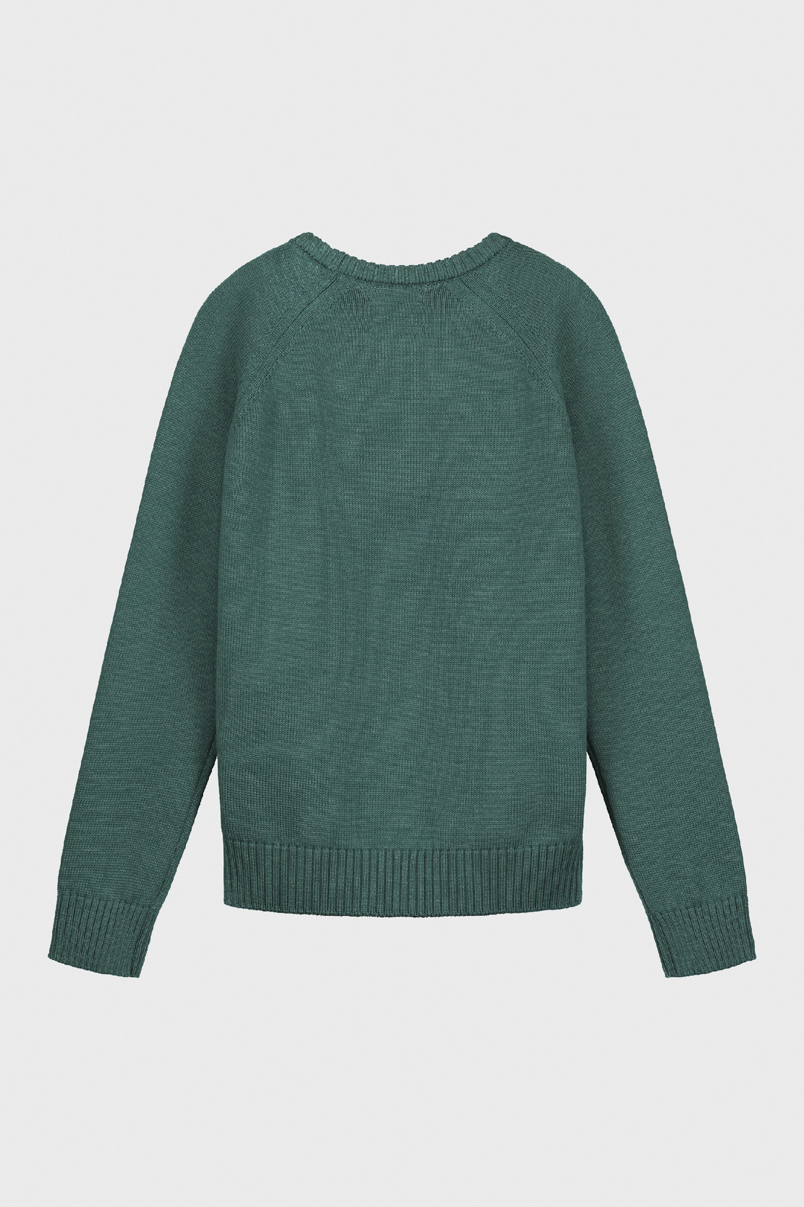 Merino crewneck sweater - Daniëlle Cathari / Woolrich Green photo 5 | Woolrich