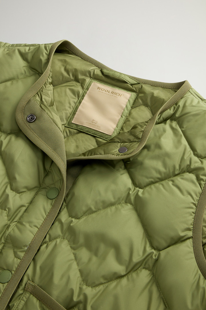 Heritage Vest with Diamond Quilting Green photo 6 | Woolrich