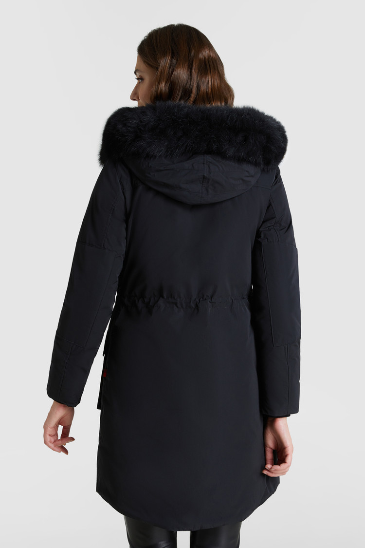 Military Parka with fox fur