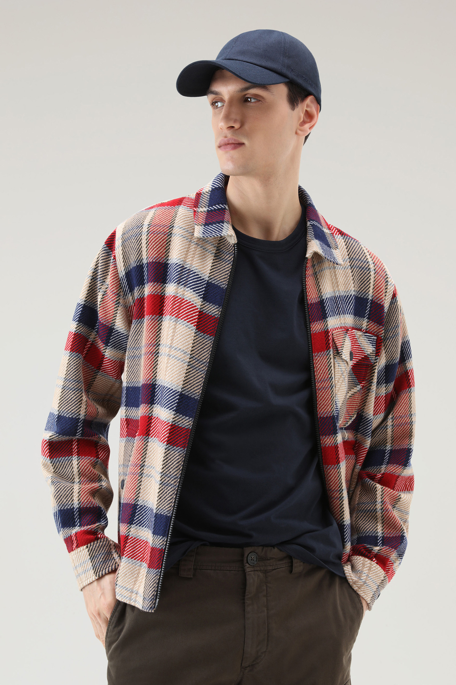 T-shirt Sheep in puro cotone blu photo 4 | Woolrich