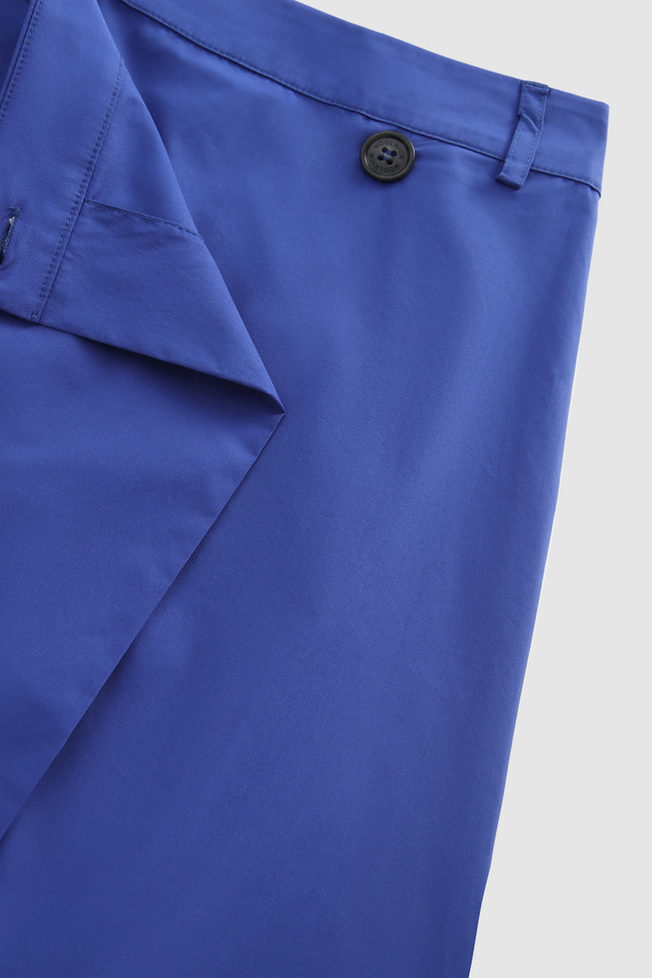 Wickelrock aus Baumwollpopeline Blau photo 5 | Woolrich