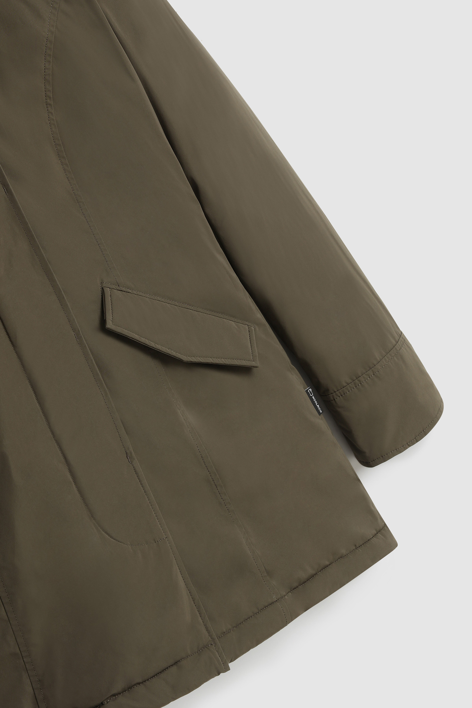Luxury Arctic Parka with Removable Fur Green photo 9 | Woolrich
