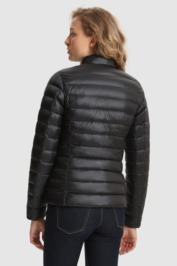 Veste Abbie matelassée en nylon satiné