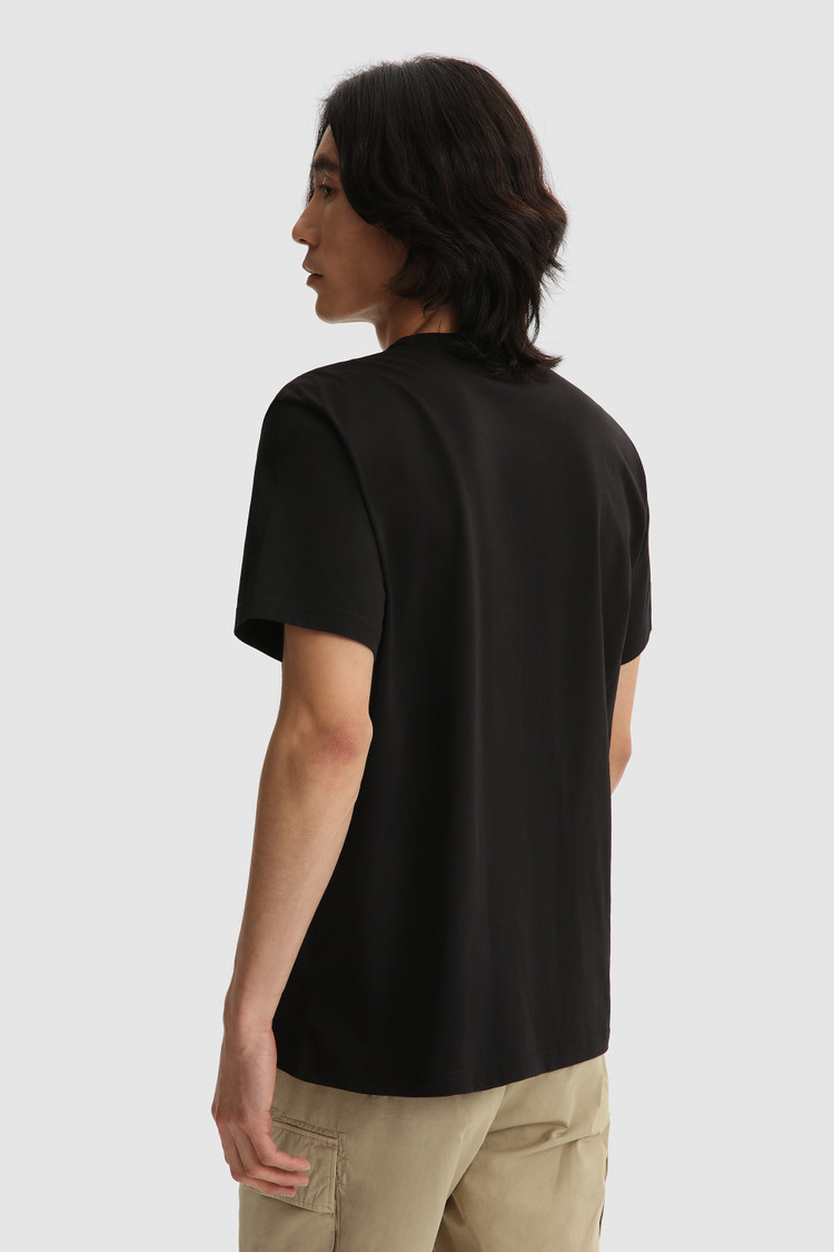 T-shirt en coton avec grand logo