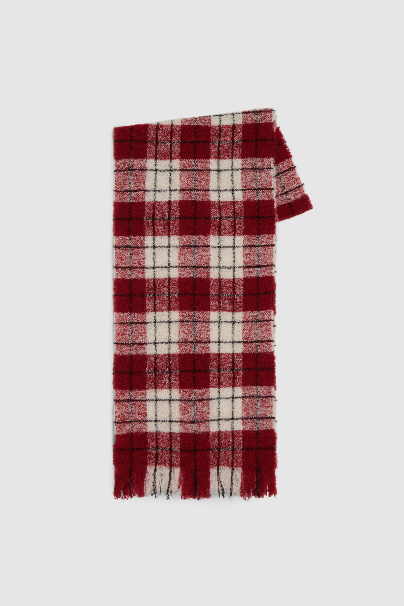 Bouclé wool scarf