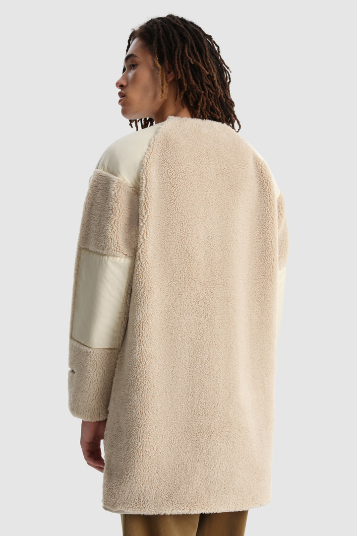 Terra pile fleece long jacket