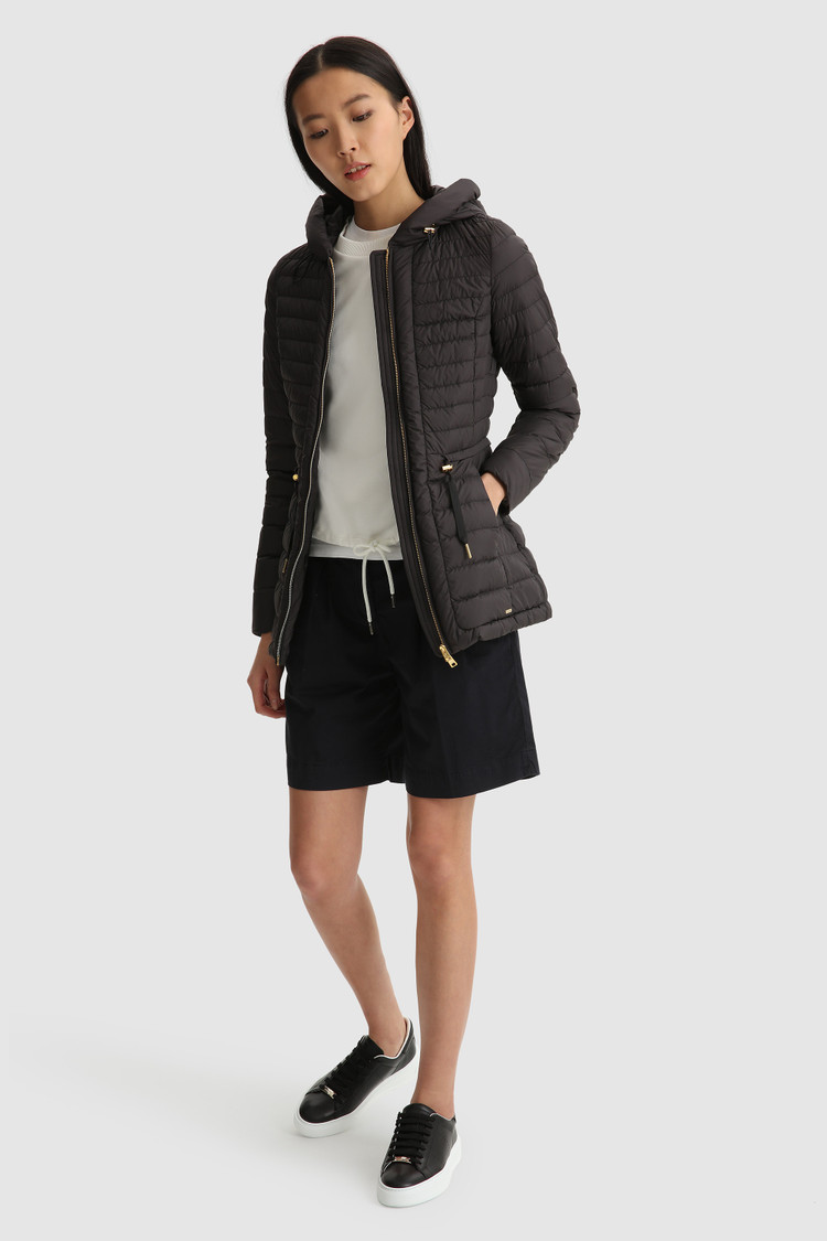 Hibiscus hooded jacket