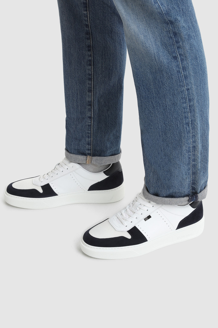 Sneaker da tennis Classic in camoscio e pelle