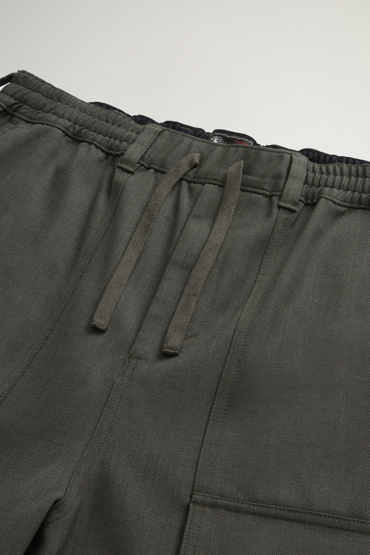 Stretch Wool Shorts with Pockets by Todd Snyder Green photo 5 | Woolrich