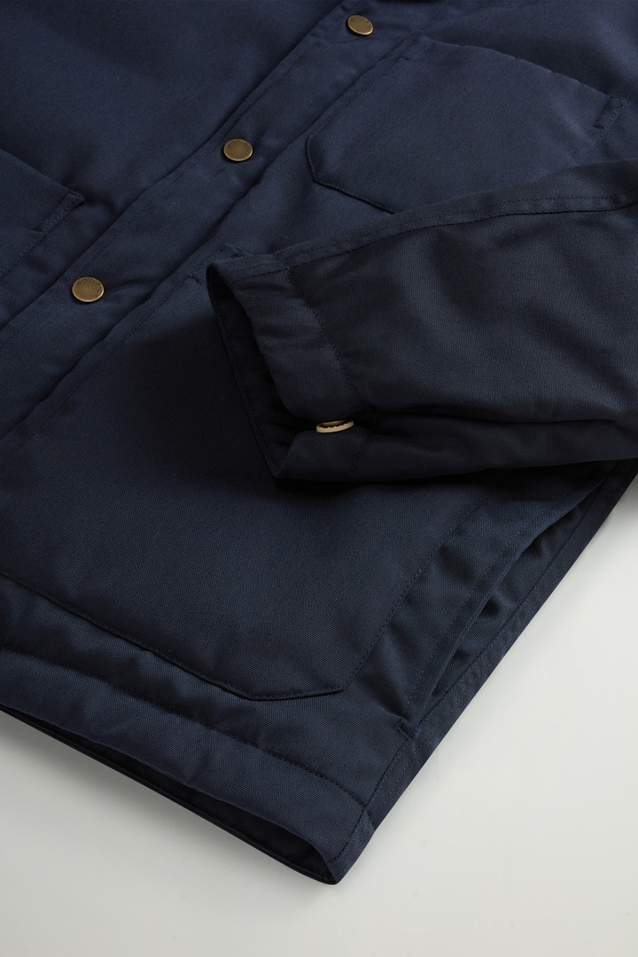 Surchemise matelassée en nylon CORDURA® recyclé Bleu photo 7 | Woolrich