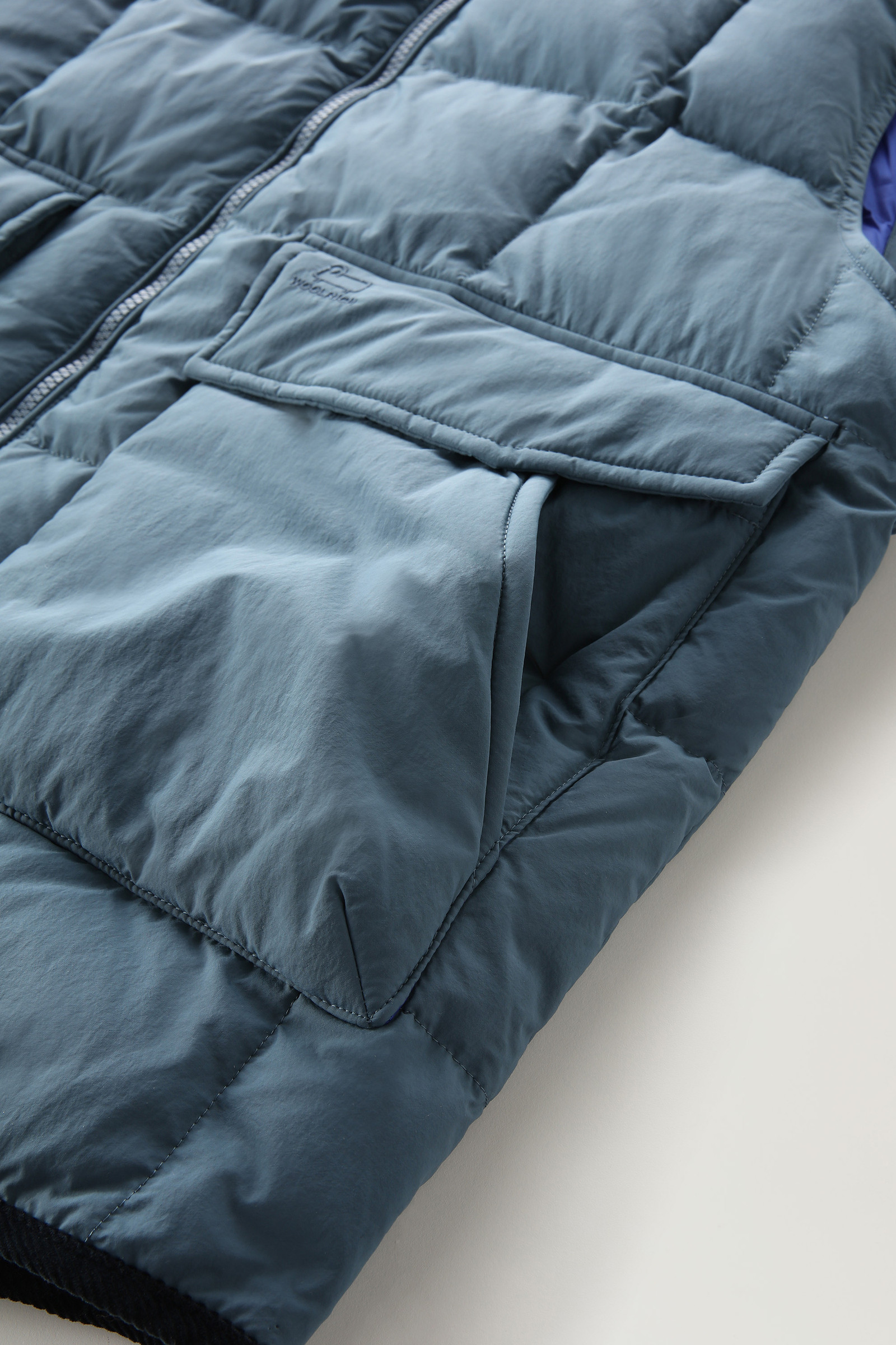 Veste sans manches Heritage Terrain en nylon Taslan bleu photo 8 | Woolrich