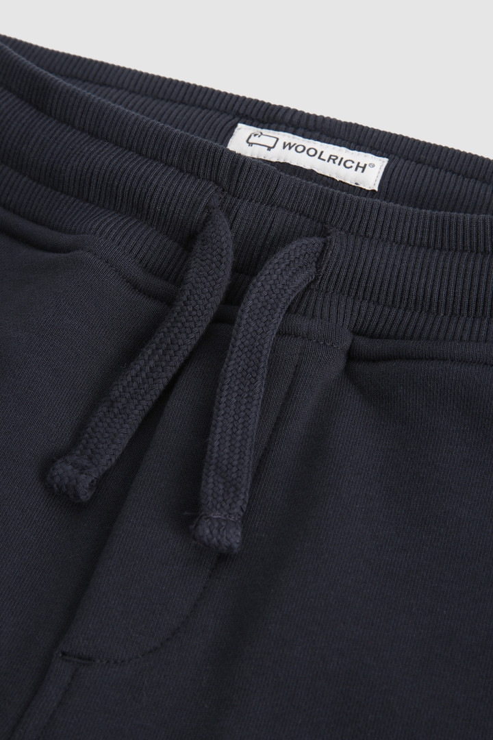 Boy's Organic Cotton Shorts Blue photo 3 | Woolrich