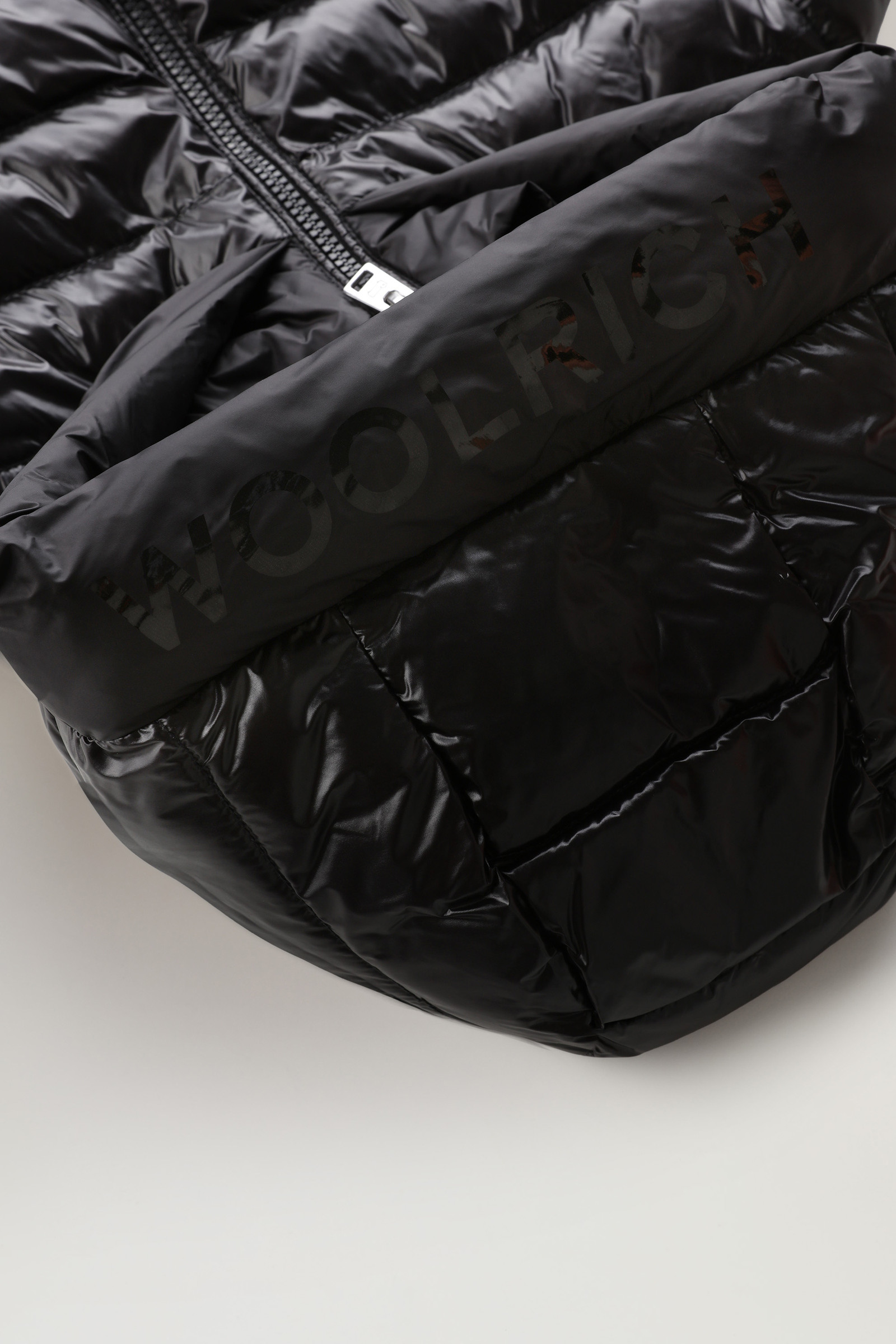 Piumino Sundance da bambina in nylon lucido nero photo 5 | Woolrich