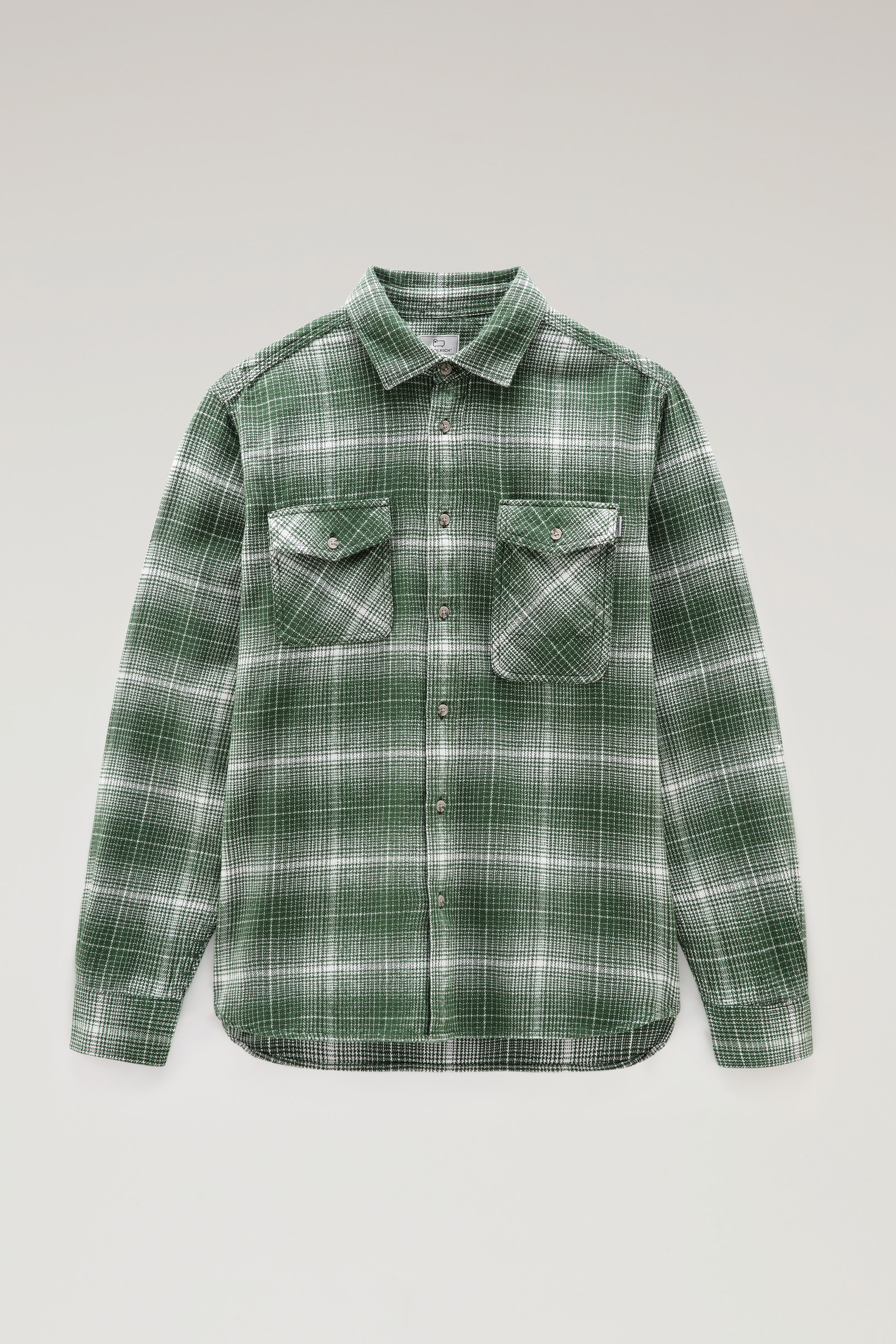 グリーン・ホワイト系 完成品♪ hyakki Flannel Checksh green