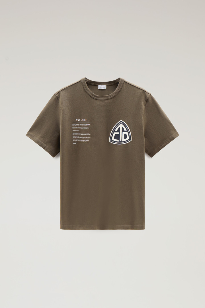 U.S. Trails T-shirt in Pure Cotton Green photo 1 | Woolrich
