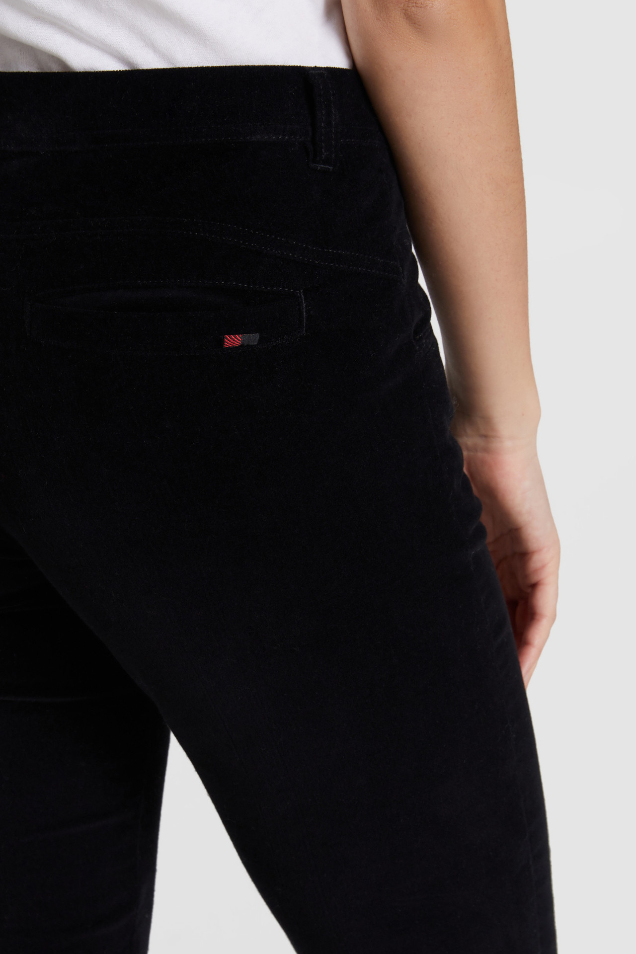 Pantaloni in velluto stretch