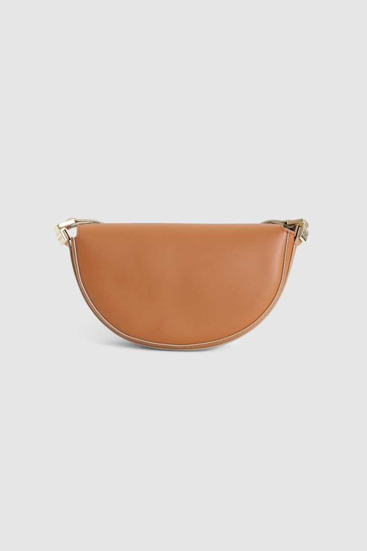 Schultertasche aus Leder Braun photo 3 | Woolrich