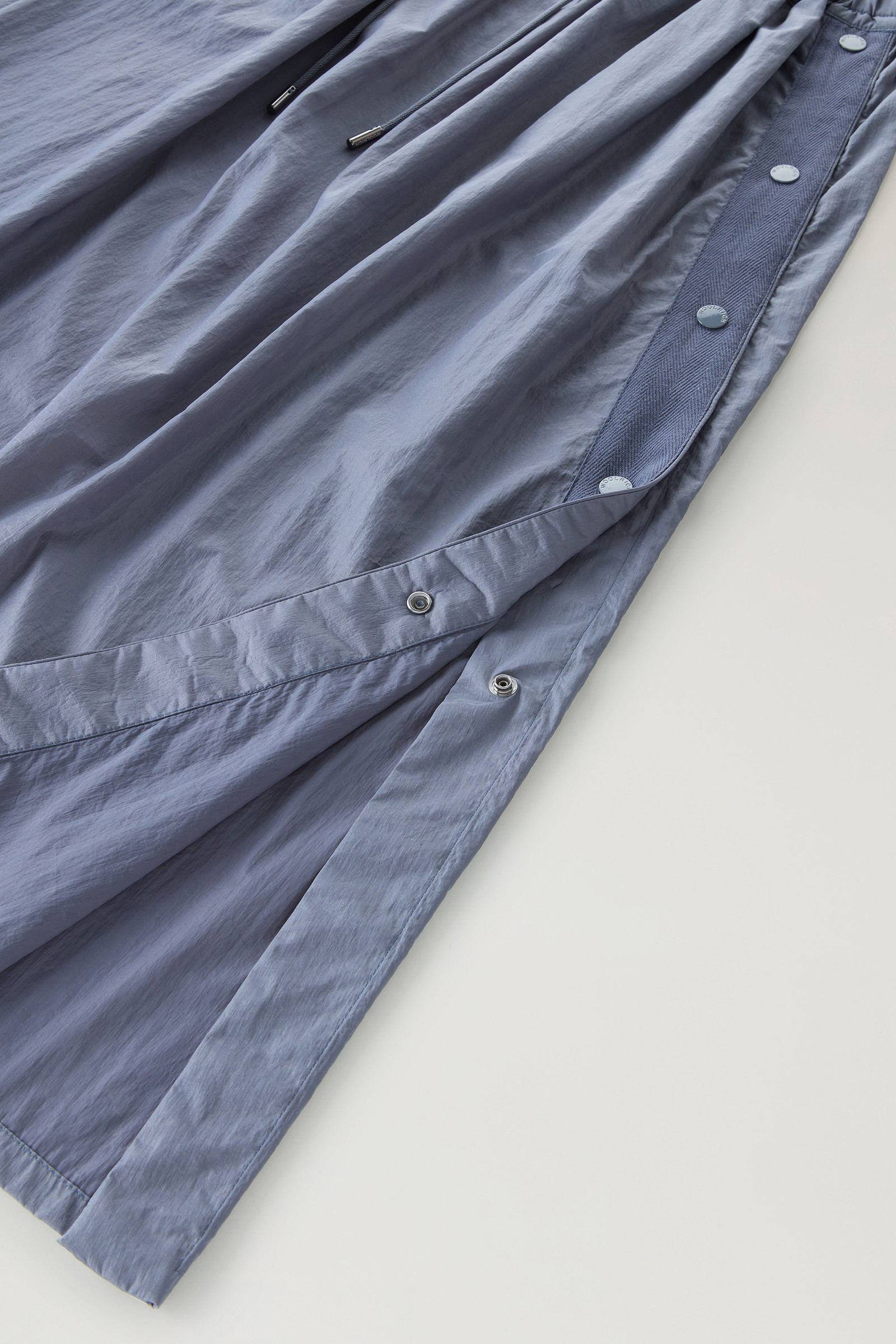Skirt in Crinkle Satin Nylon Blue photo 6 | Woolrich