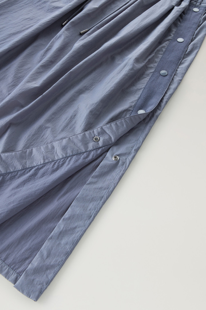 Skirt in Crinkle Satin Nylon Blue photo 3 | Woolrich