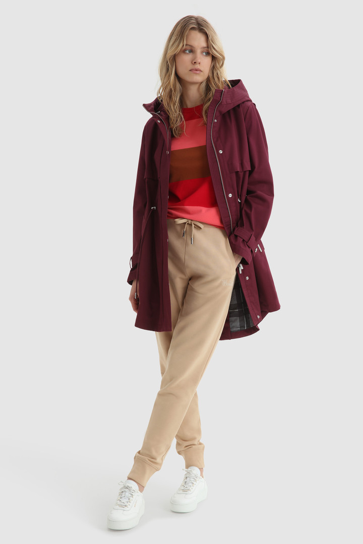 Parka légère Havice avec doublure à carreaux imprimés violet photo 2 | Woolrich