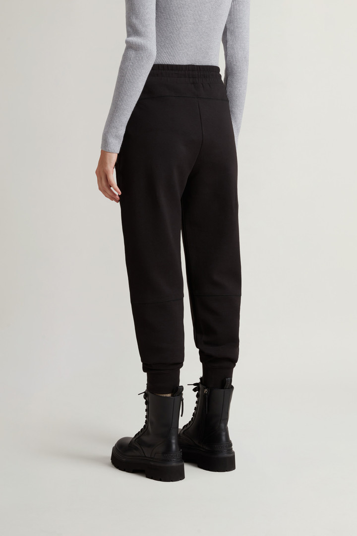 Cotton Blend Fleece Pants Black photo 3 | Woolrich