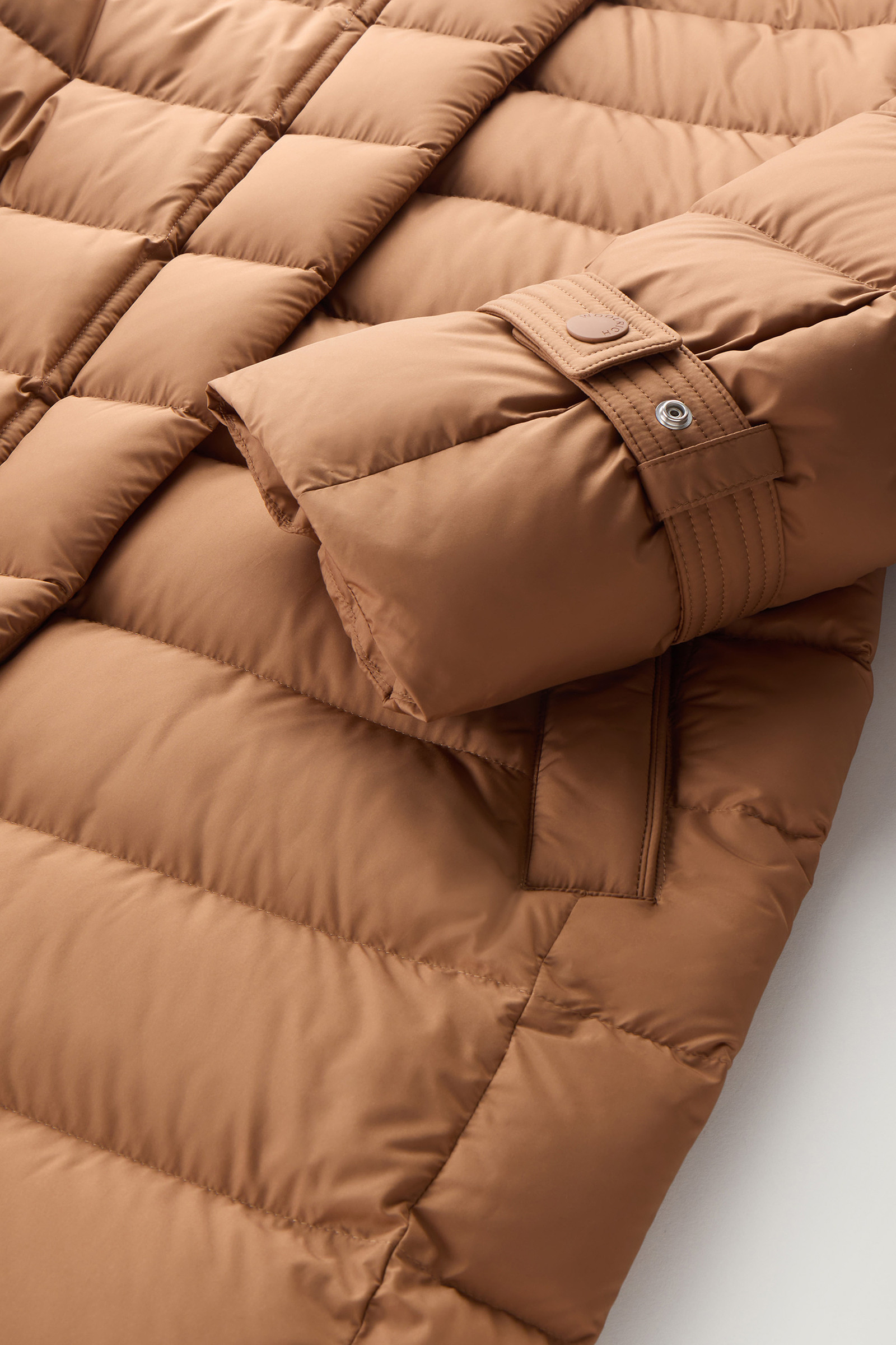 Lange Ellis Daunenjacke aus Mikrofaser braun photo 8 | Woolrich