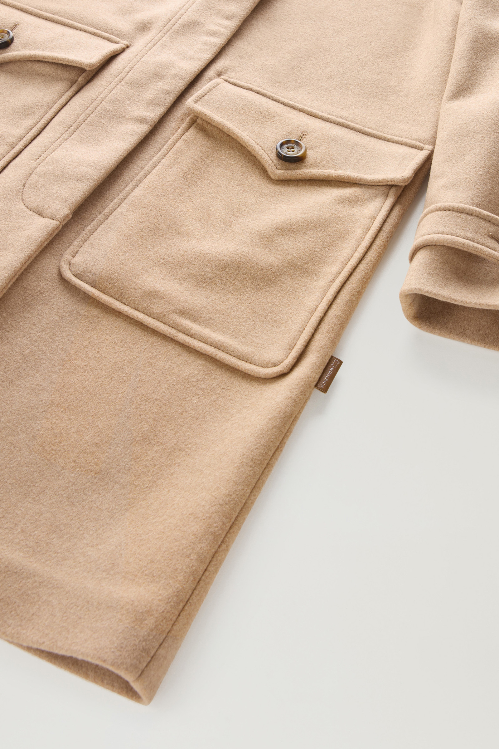 Parka 2 in 1 in misto lana riciclata Manteco beige photo 8 | Woolrich