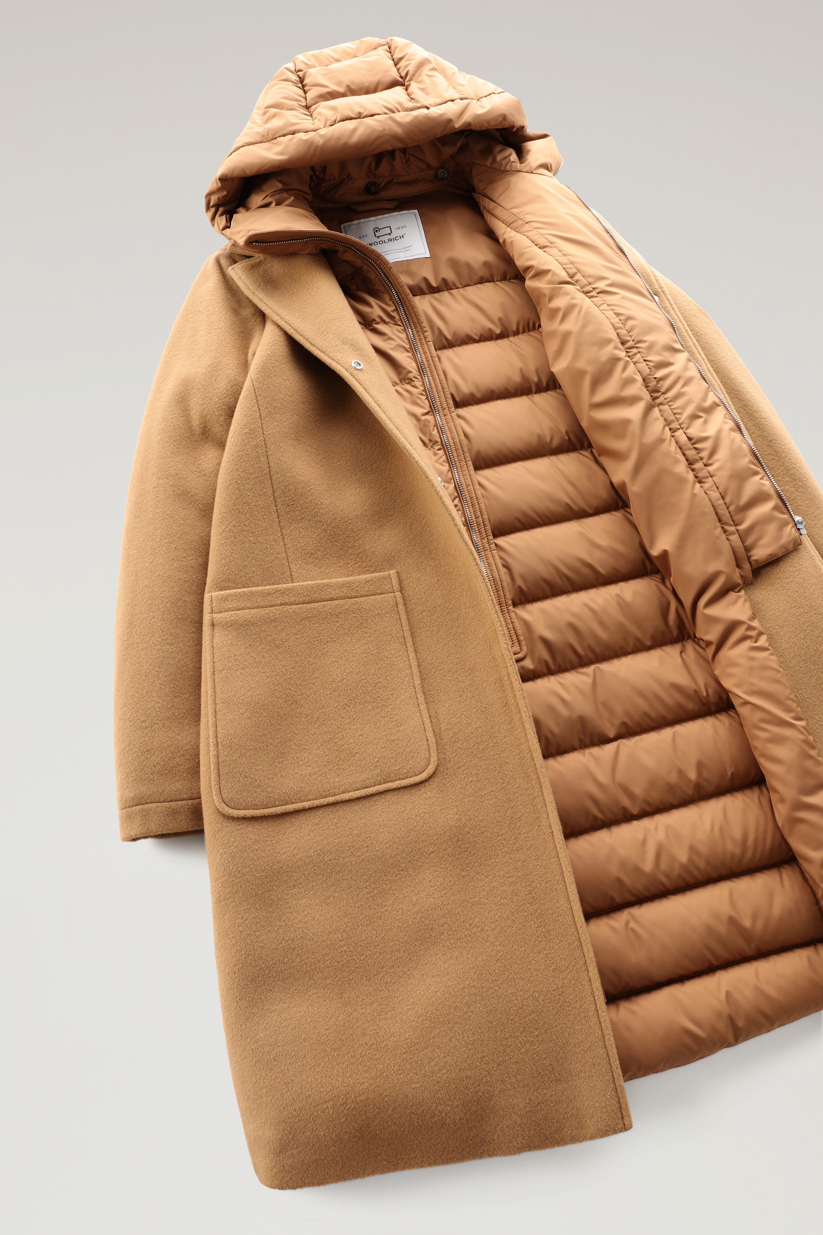 Kuna Parka in Wool and Cashmere Blend Brown photo 9 | Woolrich
