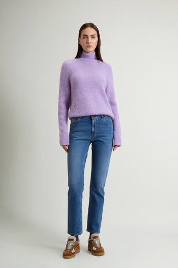 Five-Pocket-Hose aus Denim aus Baumwollstretch Blau photo 1 | Woolrich