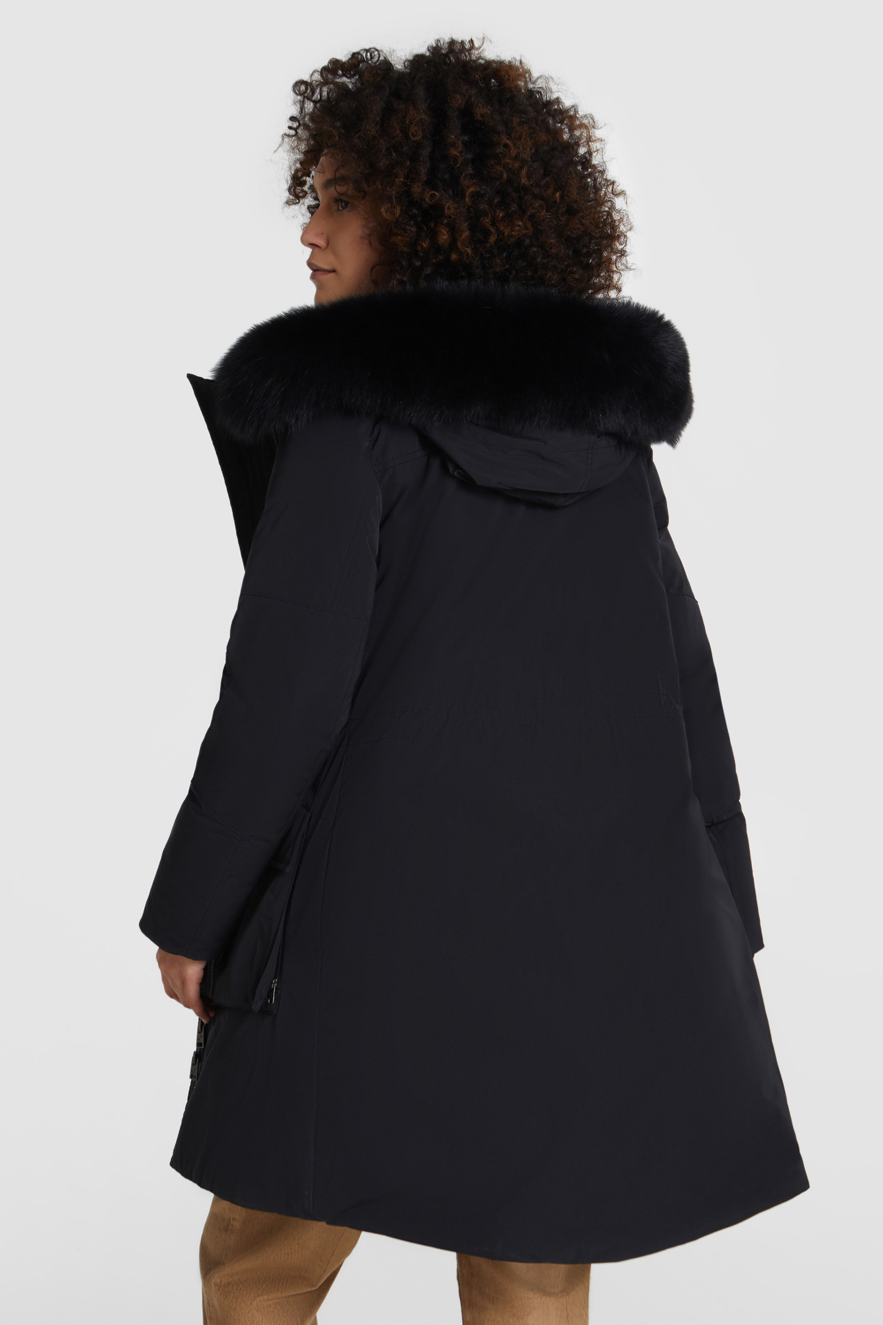 Military Parka Pelliccia Volpe