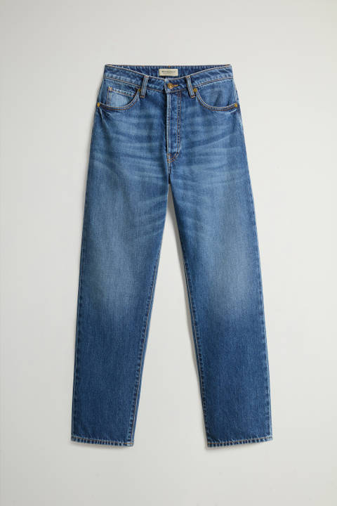 Garment-dyed Denim Pants Blue photo 2 | Woolrich