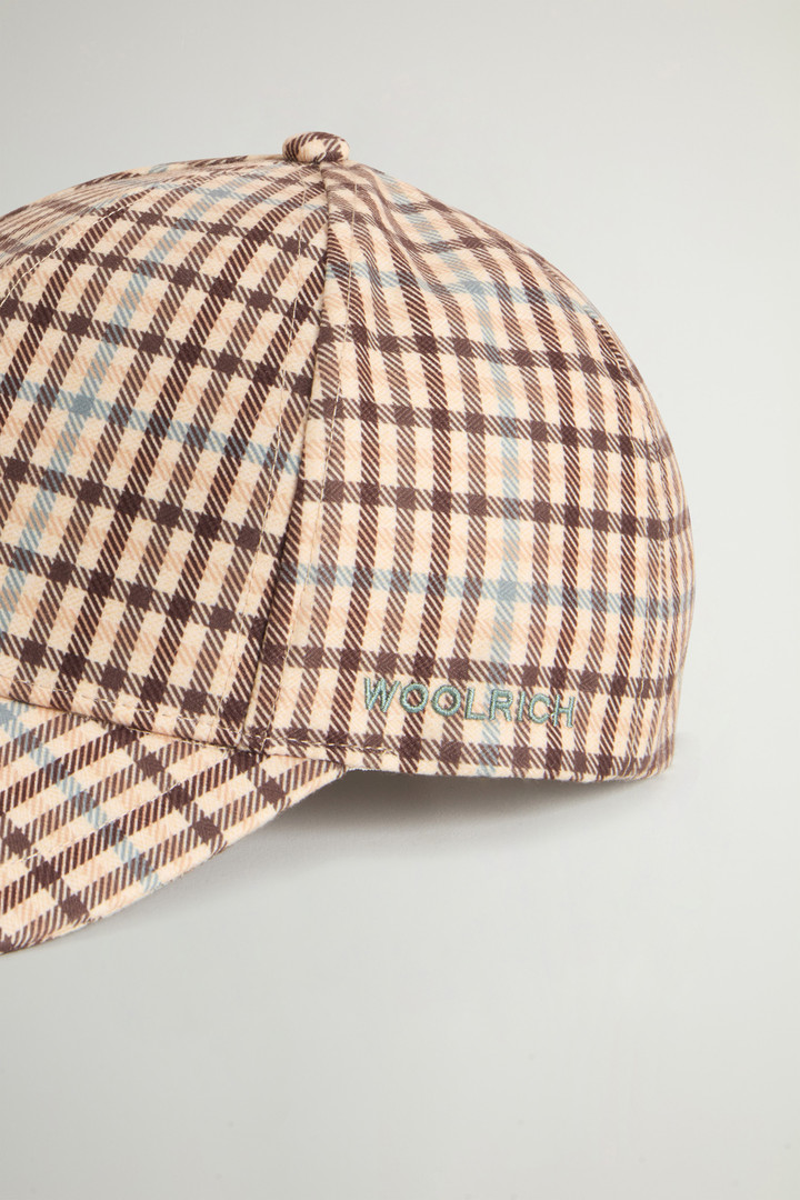 CHECK BASEBALL CAP Beige photo 3 | Woolrich