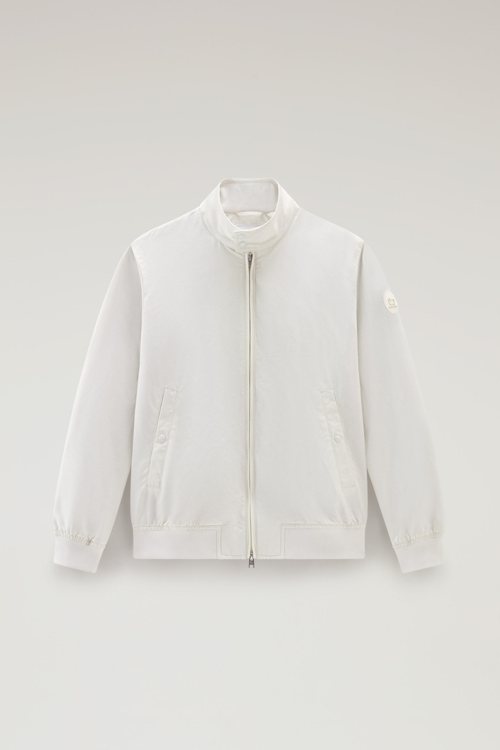 Cruiser Bomber Jacket in Ramar Cloth with Turtleneck White photo 5 | Woolrich
