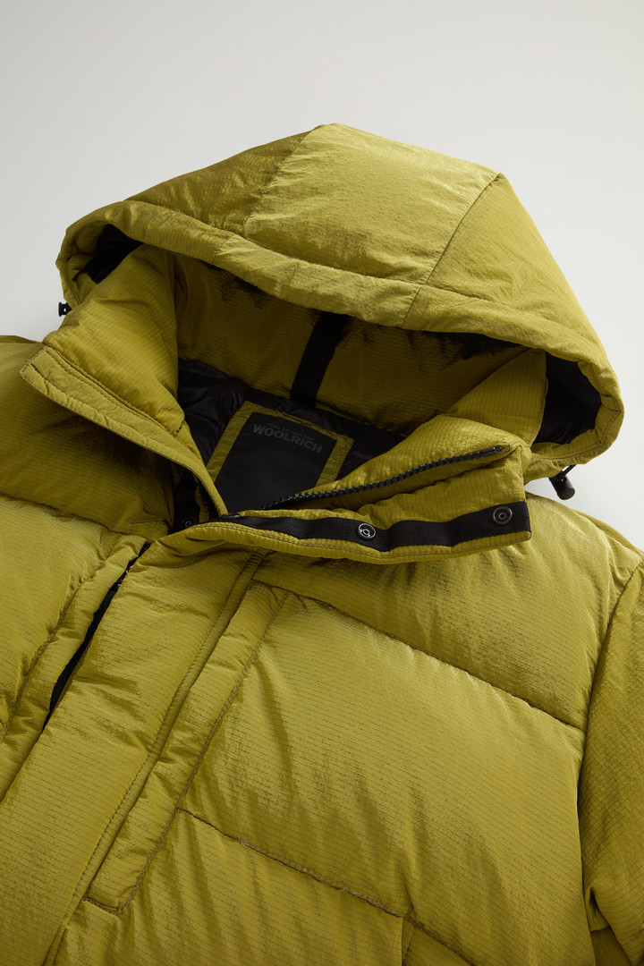 Short Parka in Olmetex Ripstop Nylon by Todd Snyder Yellow photo 7 | Woolrich